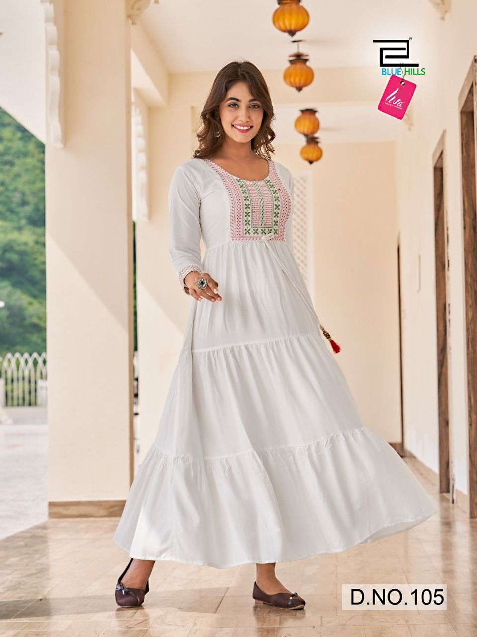 BLUE HILLS JASMINE DESIGNER RAYON GOWNS LATEST CATALOGUE (2)